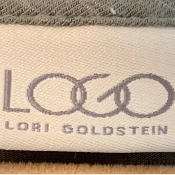 LOGO LORI GOLDSTEIN Vest Knit with Hood in Olive Green Women’s Size XL LIKE NEW - Picture 7 of 14